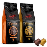 2x50pc Primo Ristretto/Espresso Coffee Capsules Compatible w/ Nespresso Machine