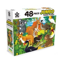 48pc Puzzle Master Jumbo Floor Aussie Animals Jigsaw Puzzle Kids/Children 3y+
