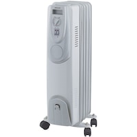 Heller HOIL5 1000W Electric Portable 5 Fin Oil Heater/Column/Castor Wheels