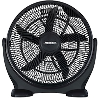 Heller 50cm Floor/Desk High Velocity Air Cooler Fan/Cooling/Circulator - Black