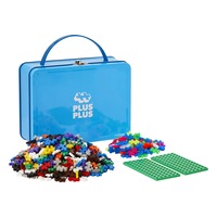 600pc Plus-Plus Suitcase Basic Metal 2D Building Puzzle Toy Kids/Children 5y+