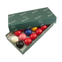 Aramith Premier Billards/Snooker Pool Balls 2" Multicoloured Red/Blue/Yellow Set