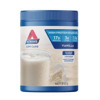 Atkins Low Carbs/Sugar 310g Advantage Diet Protein Shake Powder Mix Vanilla