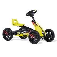 Berg Buzzy Aero Kids/Children's Pedal Go Kart Ride On Toy Yellow/Black 2-5y