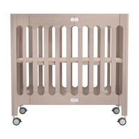 Bloom Alma Baby/Newborn Mini Urban Wood Foldable Crib Beach House Grey