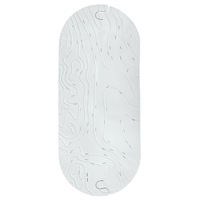 Boon Griffle Bath Mat Shower/Non Slip Bathing Baby/Toddler Kids Safety Grip Grey