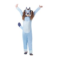Disney Bluey Classic Dress Up Dog Halloween Costume Kids/Child Jumpsuit Size 6-8