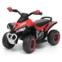 Indoor/Outdoor Red Electric Quad Bike Ride On/Motorbike/Kids/Toddler/6V Battery