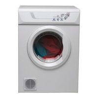 Euromaid 6kg Front Load Vented Dryer 84cm Garment/Clothes Wall Mountable Air Dry