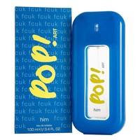 FCUK Pop Art 100ml Eau De Toilette/Fragrances/Natural Spray for Him/Men/Guys