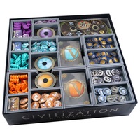 Folded Space Game Inserts Divider Tray Organiser For Civilization A New Dawn