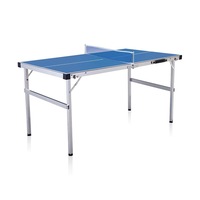 Formula Sports 150cm Mini Aluminium Ping Pong Gaming Table Foldable w/ Handle