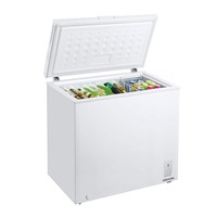 Heller CFH200 200L Chest Freezer Meat Quick Freezing Food Storage Basket White