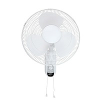 Heller HWF40P 40cm Oscillating Wall Mountable Fan/Air Cooling/Pull Cord Control