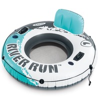 Intex 135cm River Ring Inflatable Water Tube Floating Seat/Chair Cup Holders
