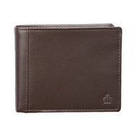 Jeff Banks Men's 11 Pocket Leather Card/Cash Wallet w/RFID Protection Dark Brown