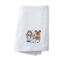 Jiggle & Giggle Pawsome Baby/Infant Cotton Embroidered Bath Towel 120x60cm 0y+