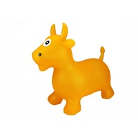 Kaper Kidz Bouncy Rider Moovie The Golden Glitter Cow Ride On Bouncer Toy 12m+