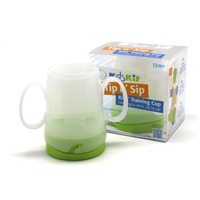 Kids Kit Tip N Sip Training Sippy Cup Toddler/Child Non Spill/Handles Drinking