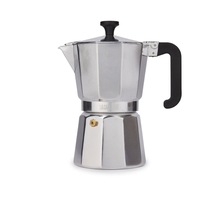 La Cafetiere Venice 6-Cup 290ml Espresso Maker Aluminum Coffee Moka Pot Silver