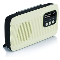 Lava Akoni Portable Cream DAB+ Digital AM/FM Radio/Bluetooth/Wireless Speaker 