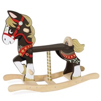 Le Toy Van Petilou 65cm Traditional Rocking Horse Kids/Toddler Wooden Toy 18m+