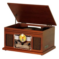 Lenoxx Bluetooth Recording Turntable Music Centre w/ USB/SD Card/CD/Radio/Vinyl