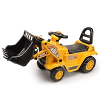 Lenoxx Ride On Digger Kids/Children Outdoor Tractor Push/Kick Toy w/Levers 3y+