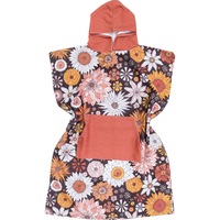 LVD Microfibre Adult/Teen Hooded Beach Absorbent Towel Poncho w/ Bag Roxette