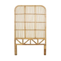 Maine & Crawford Inez 145x90cm Rattan Bedding Headboard For Single Bed Natural