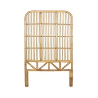 Maine & Crawford Inez 190x145cm Rattan Bedding Headboard For King Bed Natural