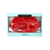 Marcus & Marcus Toddler/Child Silicone Dining Plate Set Red Lion Marcus 18m+