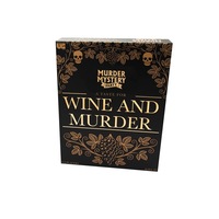 Murder Mystery Party Game Wine and Murder Adult Interactive Activity Toy 18+