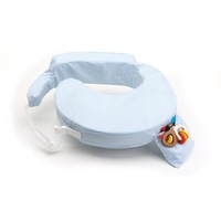 My Brest Friend Baby Nursing/Breastfeeding Support Pillow w/ Pocket Blue Stripe