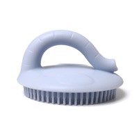 My Pure Silicone Baby/Toddler Bathing Grooming Cleaning Brush Baby Blue 0M+