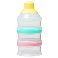 Pigeon 3 Tier Powder Milk/Baby Formula Container/Storage f Bottle/Protein Shaker