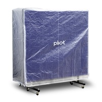 Pivot Table Tennis/Pin Pong Table Dust Resistant Cover/Protective Sheet White