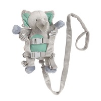 Playette 2-in-1 Travel Harness Buddy/Adjustable Strap Baby/Kids 18m-4y Elephant