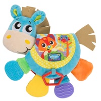 Playgro Musical Clip Clop Book Teether Baby/Kids Educational Toy Activity 3m+