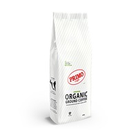 Primo Organic 250g Ground Coffee Medium Roast Intensity 3 Machine/Plunger Drink