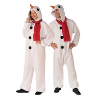 Rubies Snowman One Piece Jumpsuit Unisex Dress Up Halloween Costume Outfit