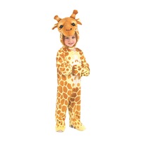 Safari Animal Giraffe Baby Dress Up Halloween Costume w/Hood Size S