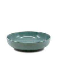 Salt & Pepper Hue Kitchen Dining Tableware 20cm Stoneware Soup Dish Bowl Green