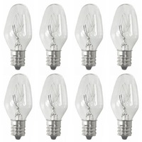 Sansai 8pk 7W/240V E12 Replacement Bulb Clear for Night Light DB-458/DB-459