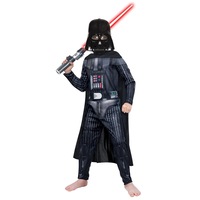 Star Wars Darth Vader Classic Dress Up Party Costume Kids/Boys/Children Size 3-5