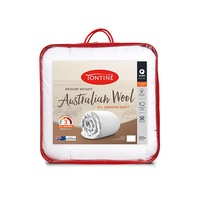 Tontine Medium Weight Australian Wool Quilt/Doona Bed All Seasons Bedding
