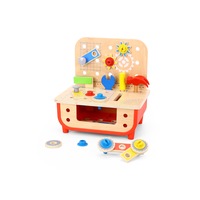 Tooky Toy Kids/Children's Deluxe Toy Work Bench w/Tools/Accessories Playset 3+