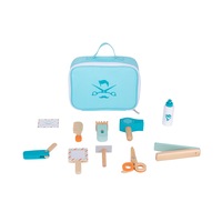 Tooky Toy Little Hairdresser Set Pretend Play Themed Carry Bag For Kids 3y+