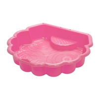 Tuff Play 85x97cm Shell Time Sand/Water Pit Kids/Children 1-6y Outdoor Play Pink