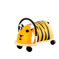 Wheely Bug 38cm Small Tiger Wooden Ride On Kids/Children Indoor Toy 12m+ Yellow